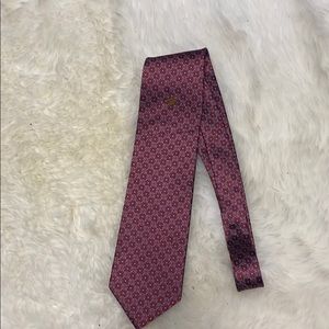 Versace red tie